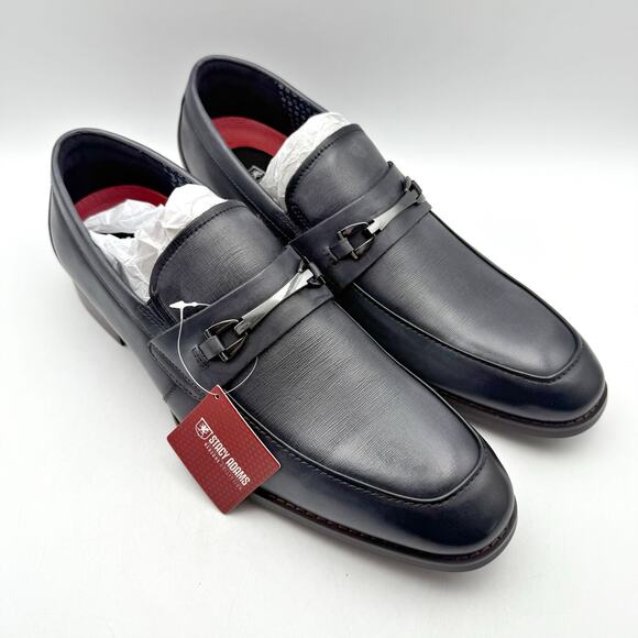 Stacy Adams Mens Kaylor Penny Slip-On Loafer US 11 M EU 44 Gray Leather NIB main image 5